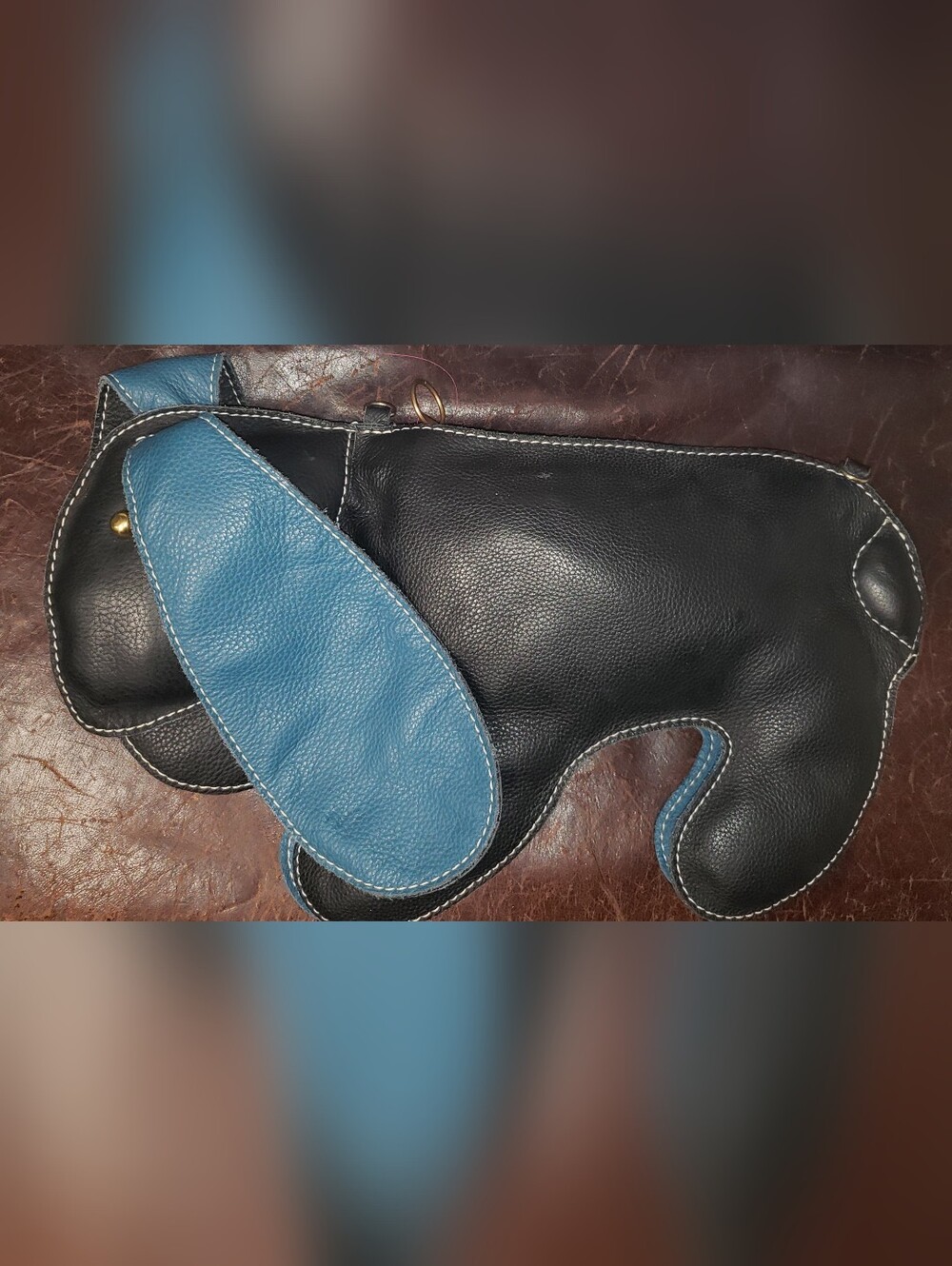 Custom Made All Genuine Leather Crossbody Bunny Bag. Read Below